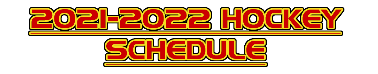 2021-2022 Hockey Schedule